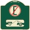 Signmission Spanish Parking Control No Estacionar Heavy-Gauge Aluminum Architectural Sign, 18" H, G-1818-22883 A-DES-G-1818-22883 - alternate 1